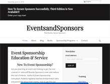 Tablet Screenshot of eventsandsponsors.com